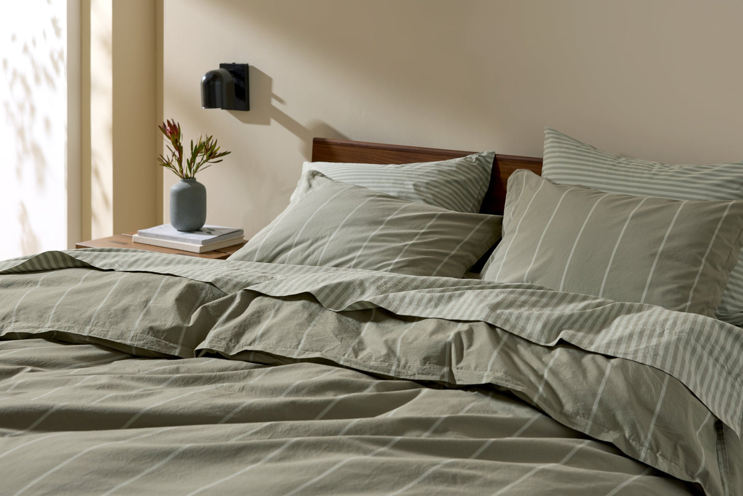Percale Bundle - Moss Stripe TW/XL - Image 4
