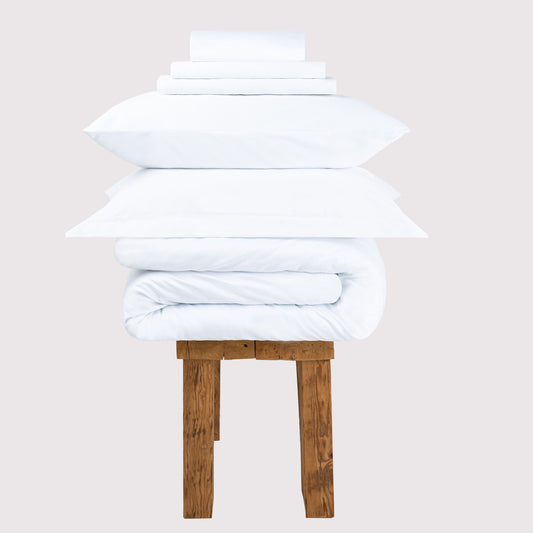 300 Thread Count Egyptian Cotton Grand Splendour LUXE White Bedding Set