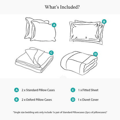 300 Thread Count Egyptian Cotton Grand Splendour Lux Buttery Smooth - Simply Taupe Bedding Set