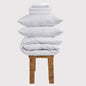 300 Thread Count Egyptian Cotton Regalwood LUXE Bedding Set - Brilliant White