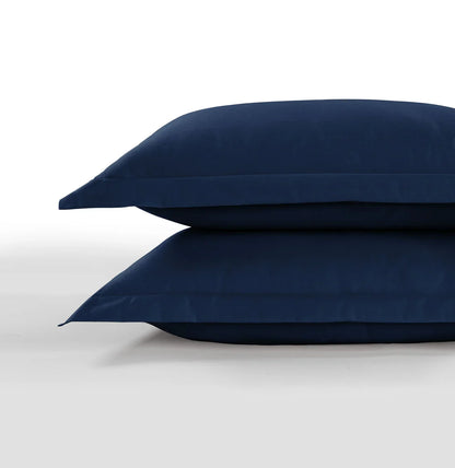 300 Thread Count Egyptian Cotton Grand Splendour Lux Buttery Smooth - Navy Peony Bedding Set