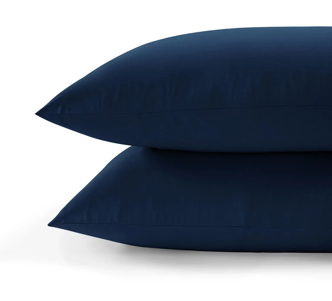 300 Thread Count Egyptian Cotton Grand Splendour Lux Buttery Smooth - Navy Peony Bedding Set
