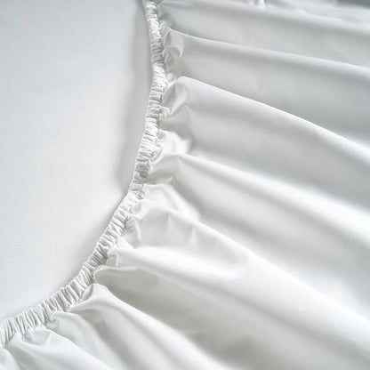 300 Thread Count Percale Oakwood Bedding Set - Brilliant White