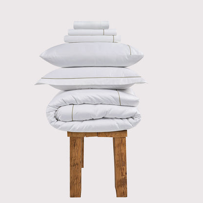300 Thread Count Percale Oakwood Bedding Set - Mink