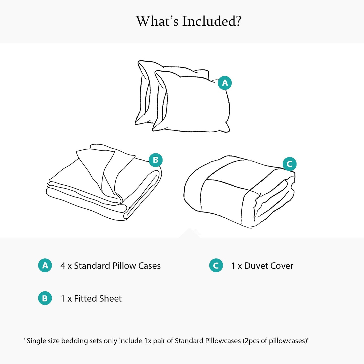 300Thread Count Egyptian Cotton Harrogate Lux Buttery Smooth - White Bedding Set
