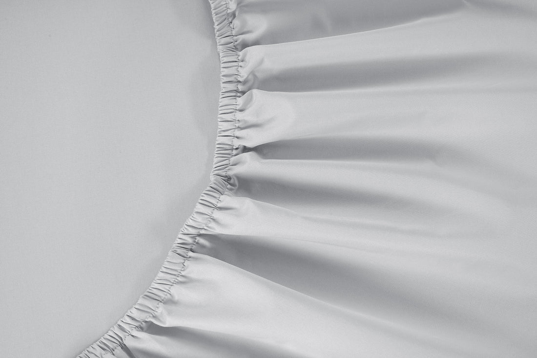 300 Thread Count Percale Brookshire Bedding Set - Silver Dove Grey