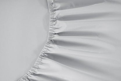 300 Thread Count Percale Brookshire Bedding Set - Silver Dove Grey