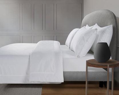 300 Thread Count Egyptian Cotton Windsor LUXE Bedding Set - Brilliant White