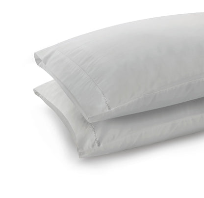 300 Thread Count Percale Brookshire Bedding Set - Silver Dove Grey