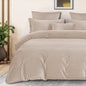 Beige Velvet - Bed Set 8 Pcs (Luxury) - Windsorlino.com