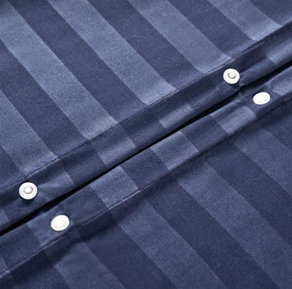 Blue Stripe - 7pcs Winter Razai/Quilt Set (Luxury) - Windsorlino.com
