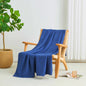 Waffle Drift Blanket - Blue -