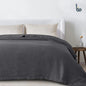 Waffle Drift Blanket - Grey -