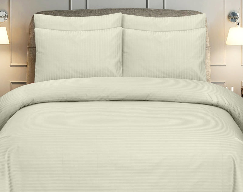 Creamy Crust Stripe - 7pcs Winter Razai/Quilt Set (Luxury) - Windsorlino.com