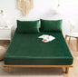 Green Velvet - Luxury Fitted Sheet - Windsorlino.com