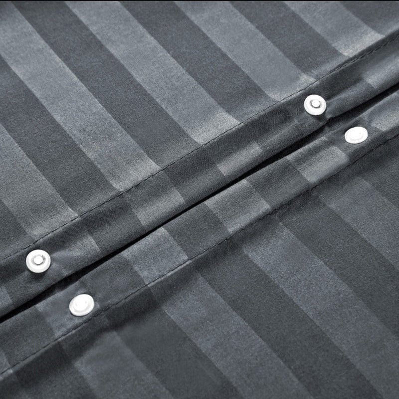 Grey Stripe - 7pcs Winter Razai/Quilt Set (Luxury) - Windsorlino.com