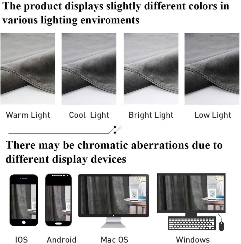 Grey - Velvet Window Curtains (Ultra Soft) - Windsorlino.com