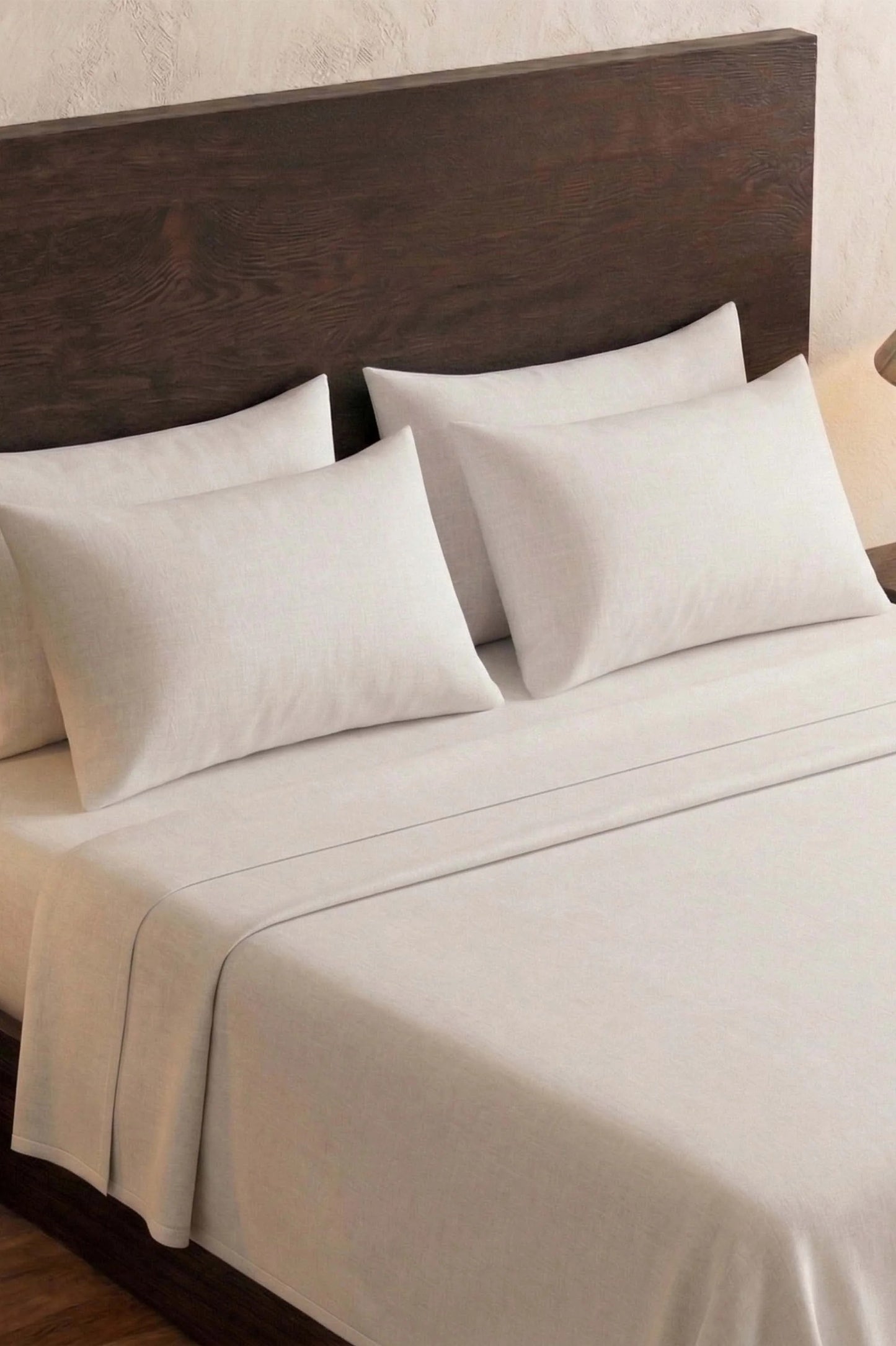 800 Thread Count Cotton Sateen Luxe Sheet Set – White