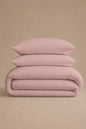 200 Thread Count Cotton Sateen Duvet Set – Powder Pink