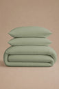 200 Thread Count Cotton Sateen Duvet Set – Mist