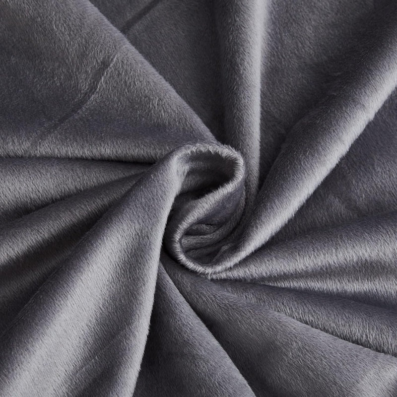 Light Grey Velvet - Bed Set 8 Pcs (Luxury) - Windsorlino.com