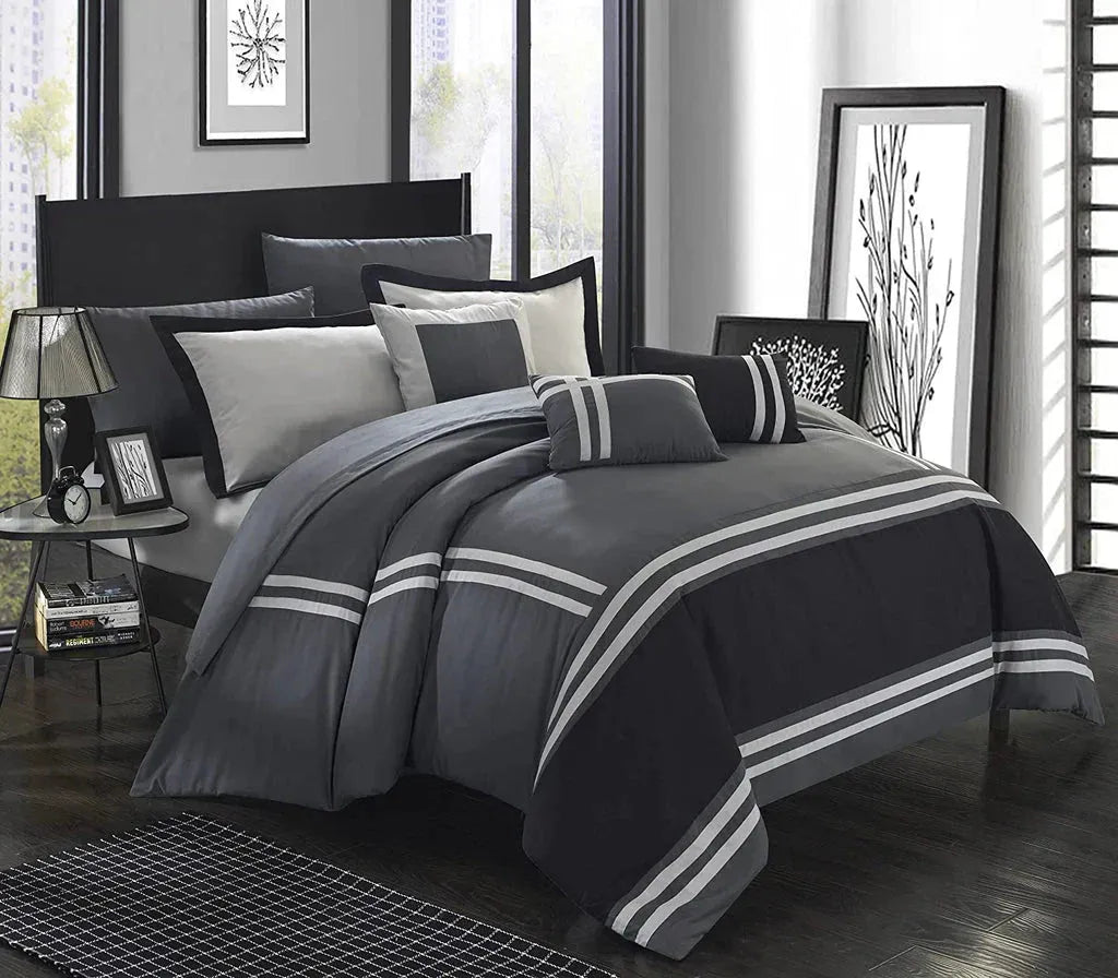 Soft Ash Duvet Set -