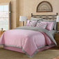 Luxury Embellish Duvet - King / Grey & Pink