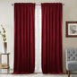 Maroon - Velvet Window Curtains (Ultra Soft) - Windsorlino.com