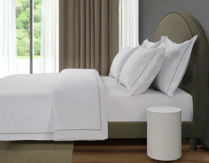 300 Thread Count Percale Oakwood Bedding Set - Mink