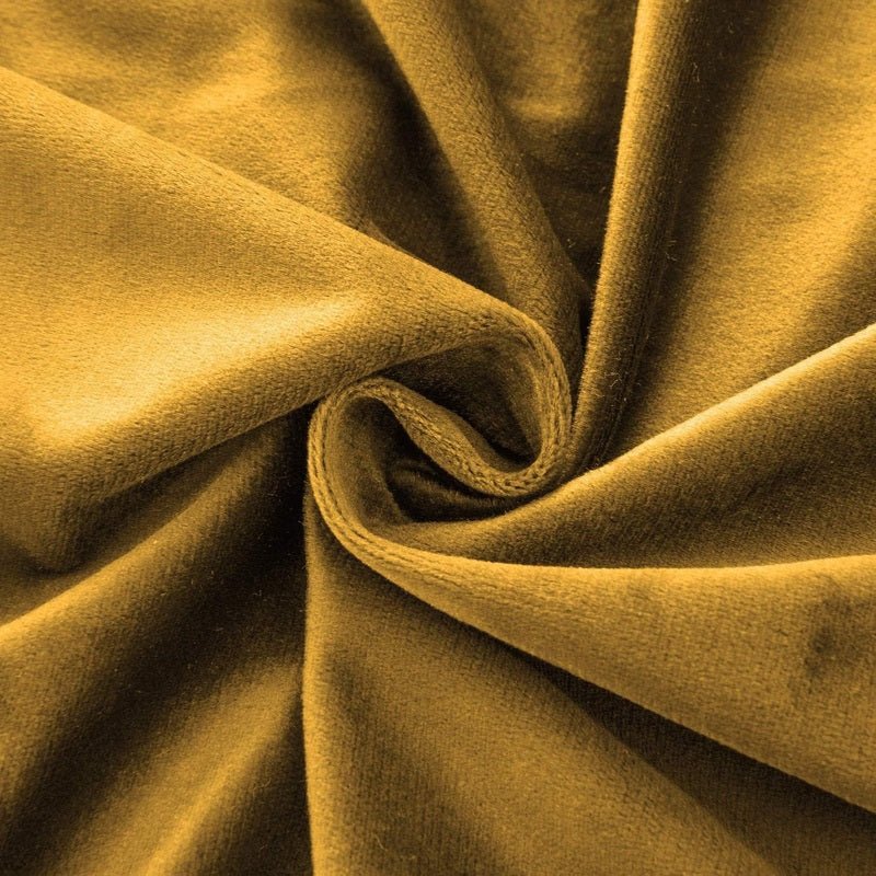 Ochre Velvet - Bed Set 8 Pcs (Luxury) - Windsorlino.com