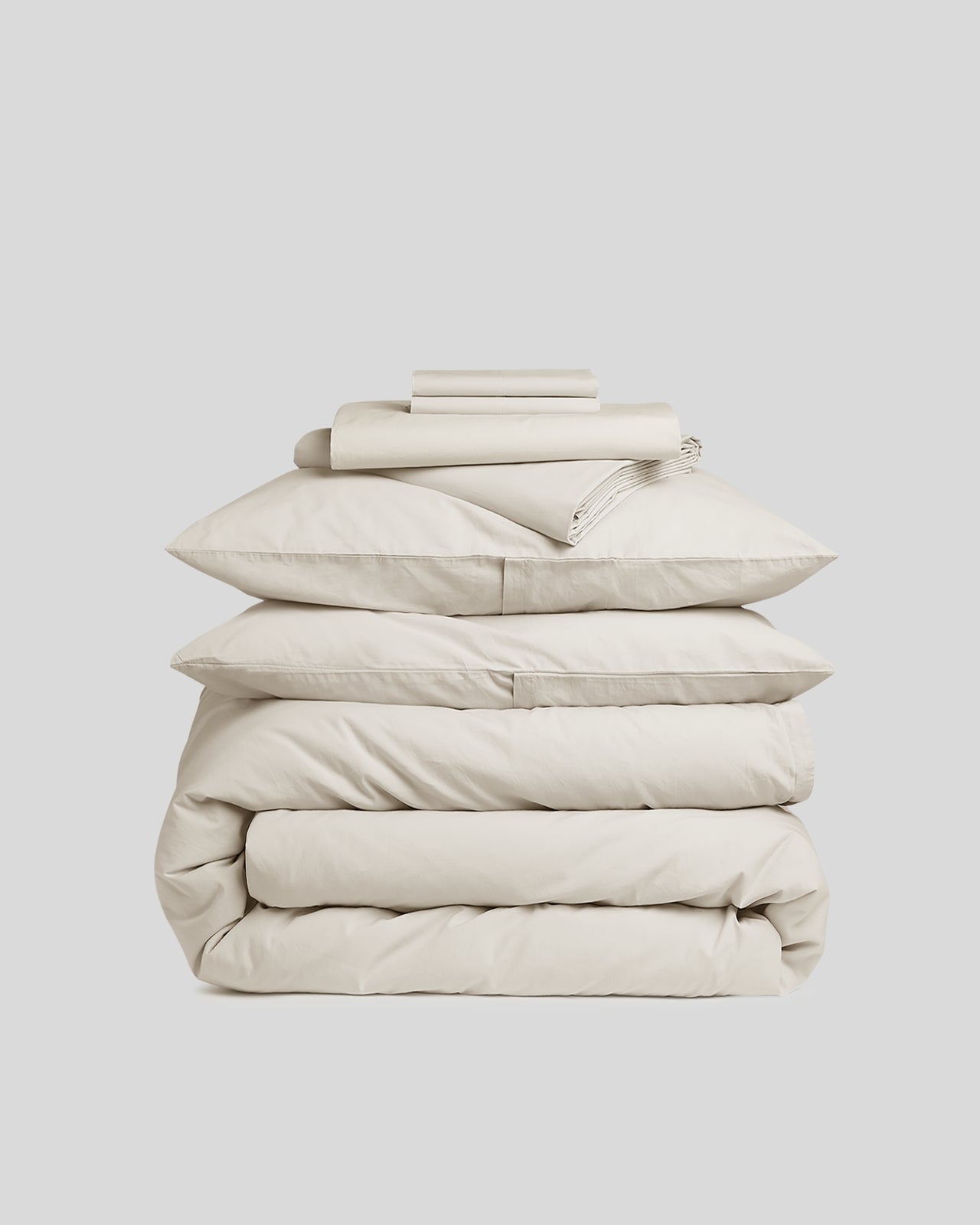 Percale Bundle - Bone K/CK