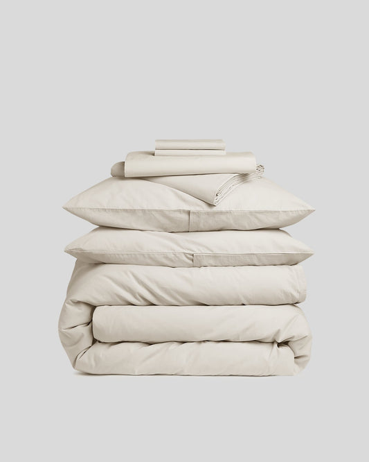 Percale Bundle - Bone K/CK