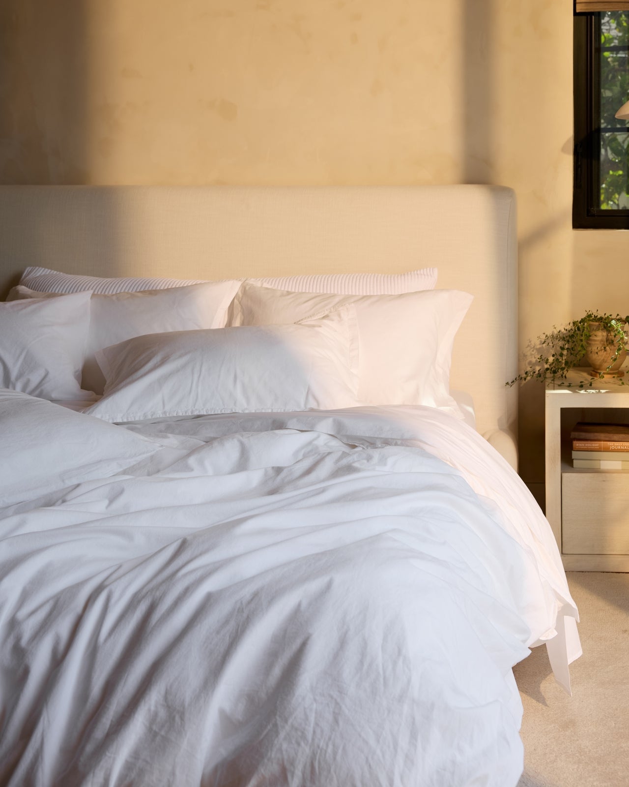 Percale Bundle - White K/CK