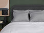 Percale Sheet Set - Light Grey F/Q
