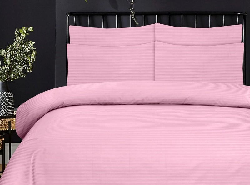 Pink Stripe - 7pcs Winter Razai/Quilt Set (Luxury) - Windsorlino.com