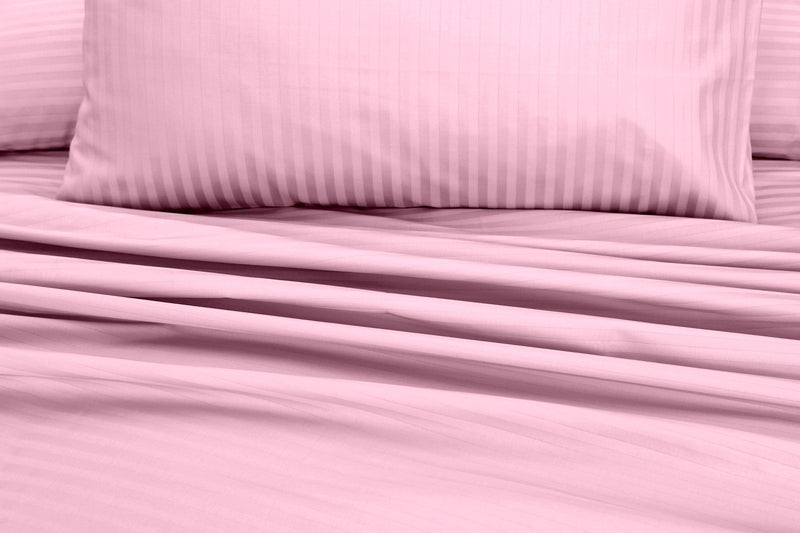 Pink Stripe - 7pcs Winter Razai/Quilt Set (Luxury) - Windsorlino.com