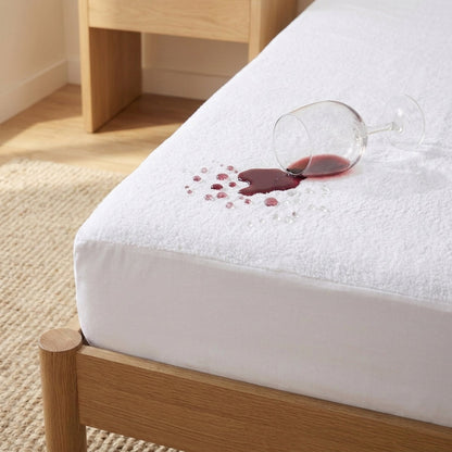 Terry waterproof mattress protector