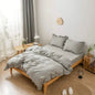 Ruffle Duvet Set - 4 pcs - Grey