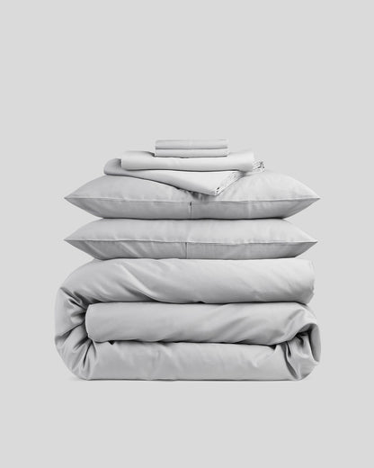Sateen Bundle - Light Grey K/CK - Image 1