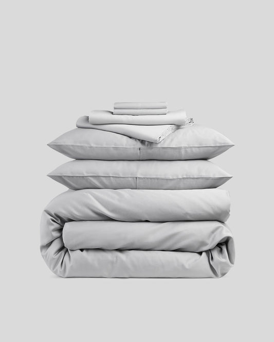 Sateen Bundle - Light Grey K/CK - Image 1