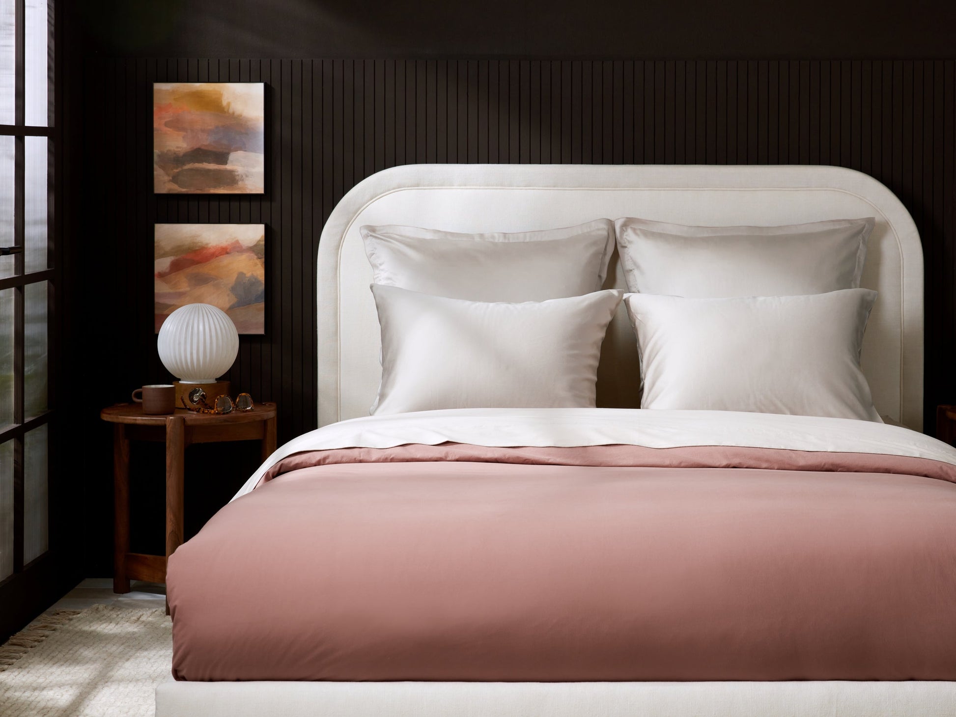 Sateen Sheet Set - Bone F/Q
