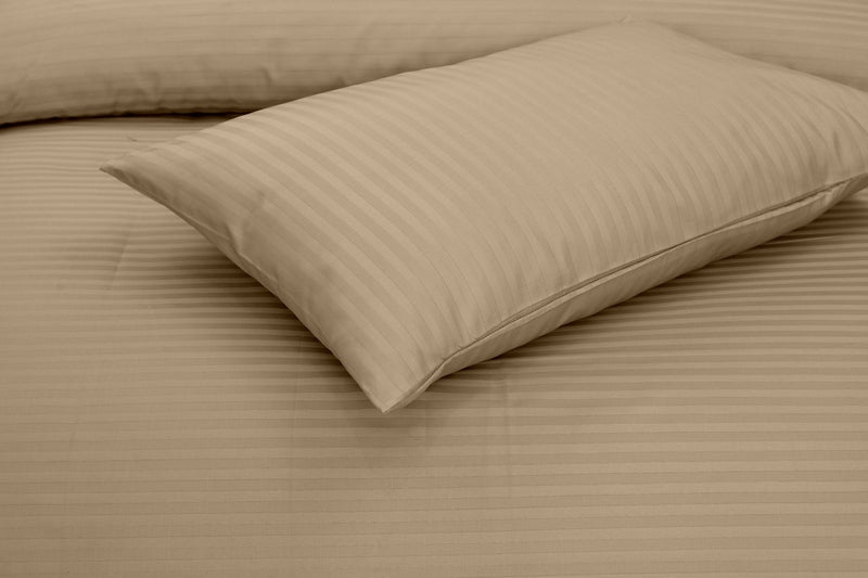 Sunset Gold Stripe - 7pcs Winter Razai/Quilt Set (Luxury) - Windsorlino.com