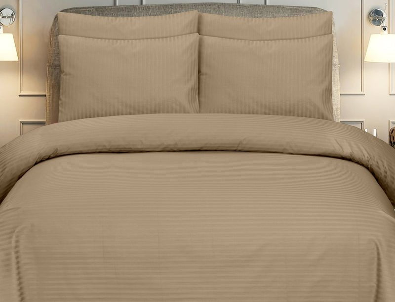 Sunset Gold Stripe - 7pcs Winter Razai/Quilt Set (Luxury) - Windsorlino.com