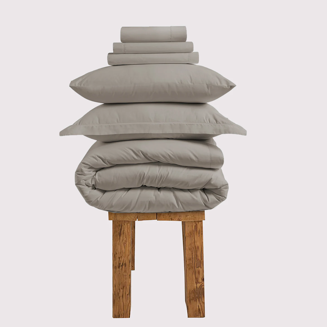 300 Thread Count Percale Brookshire Bedding Set - Simply Taupe