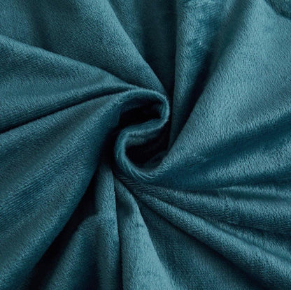 Teal & Grey Velvet - Reversible Bed Set 8 Pcs (Luxury) - Windsorlino.com