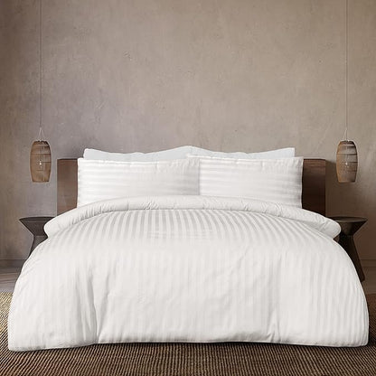 White Stripe - 7pcs Winter Razai/Quilt Set (Luxury) - Windsorlino.com