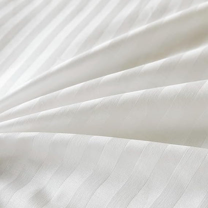 White Stripe - 7pcs Winter Razai/Quilt Set (Luxury) - Windsorlino.com