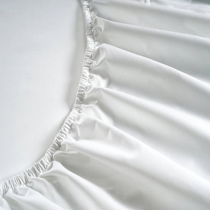 All Season Egyptian Giza Bedding Set - Brilliant White